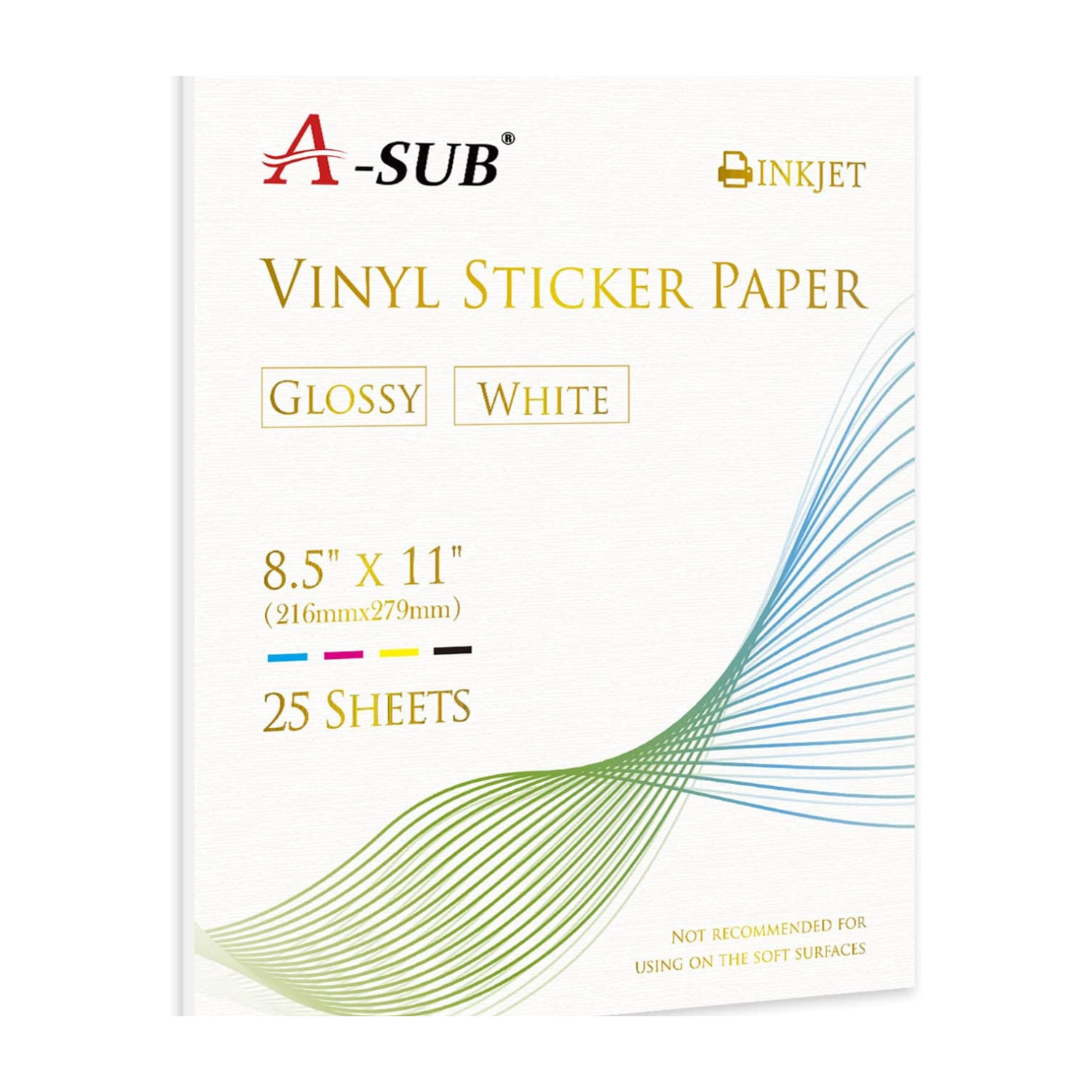 White Vinyl Sticker Sheets