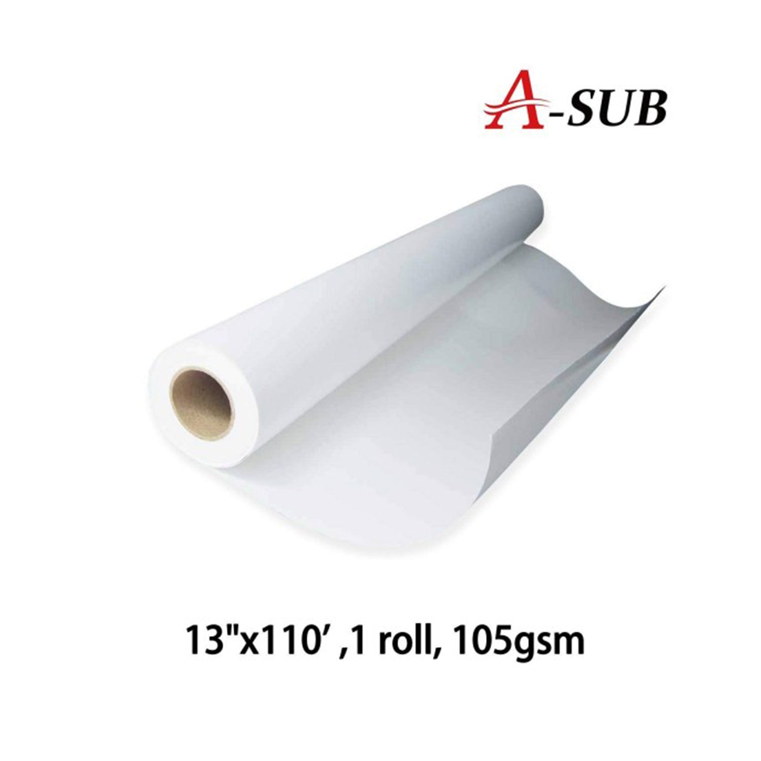 A-SUB 8.5 x 14 Sublimation Paper 125gsm, 110 sheets