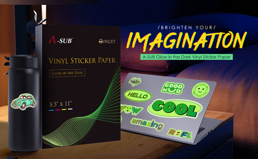 Brighten Your Imagination: A-SUB Glow in the Dark Vinyl Sticker Paper