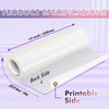 Printable Vinyl Sticker Paper Roll for Inkjet Printers, 13 inch x 32.8 ft White Glossy