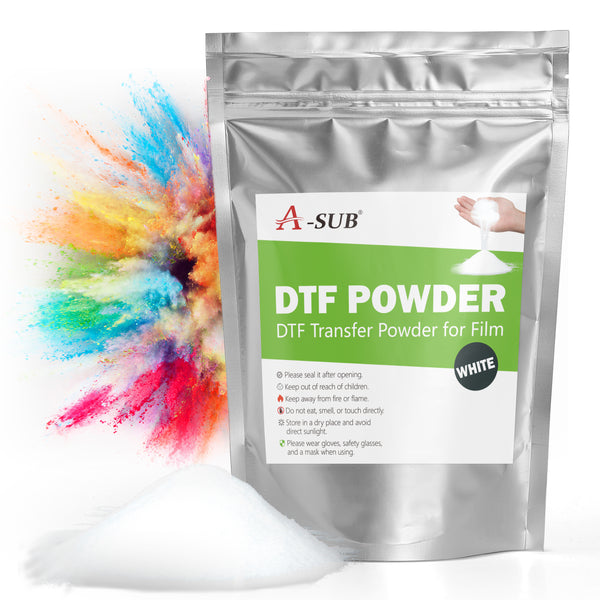 A-SUB DTF Fine-Medium DTF Powder Adhesive  White 500g
