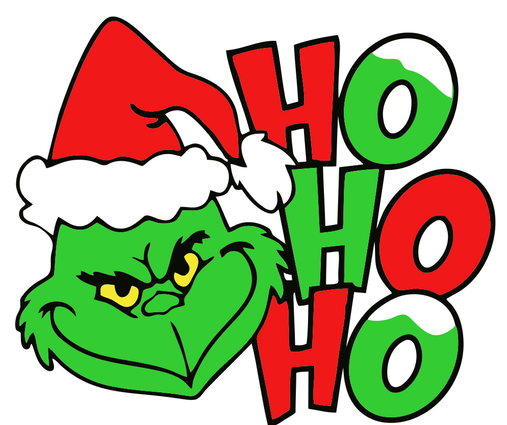 HO HO HO Christmas SVG PNG