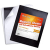 Magnetic Adhesive Sheets with Self Adhesive Backing 26 Mil 8x10 inches 12 Sheets