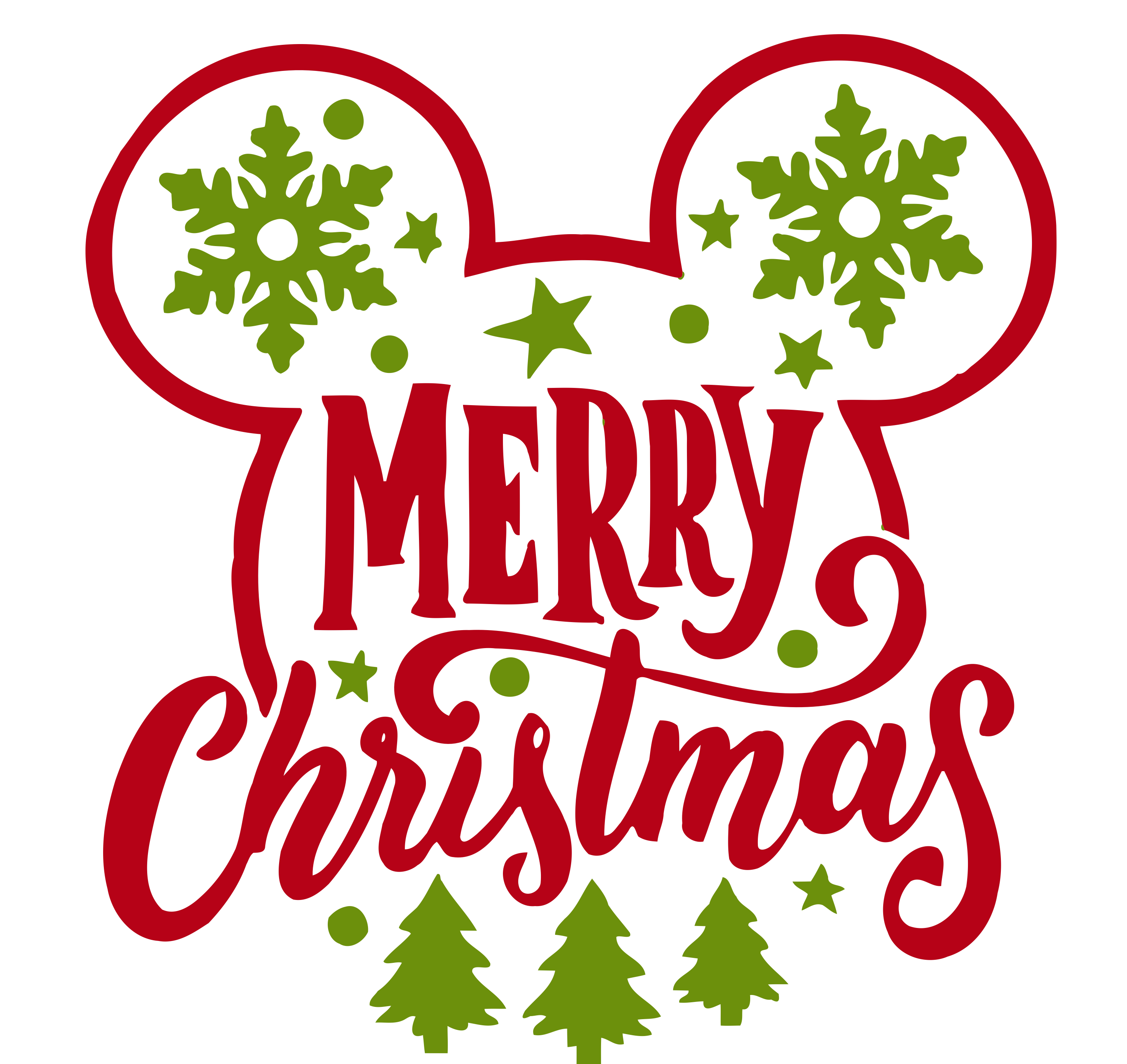 Merry Christmas Mickey SVG  PNG