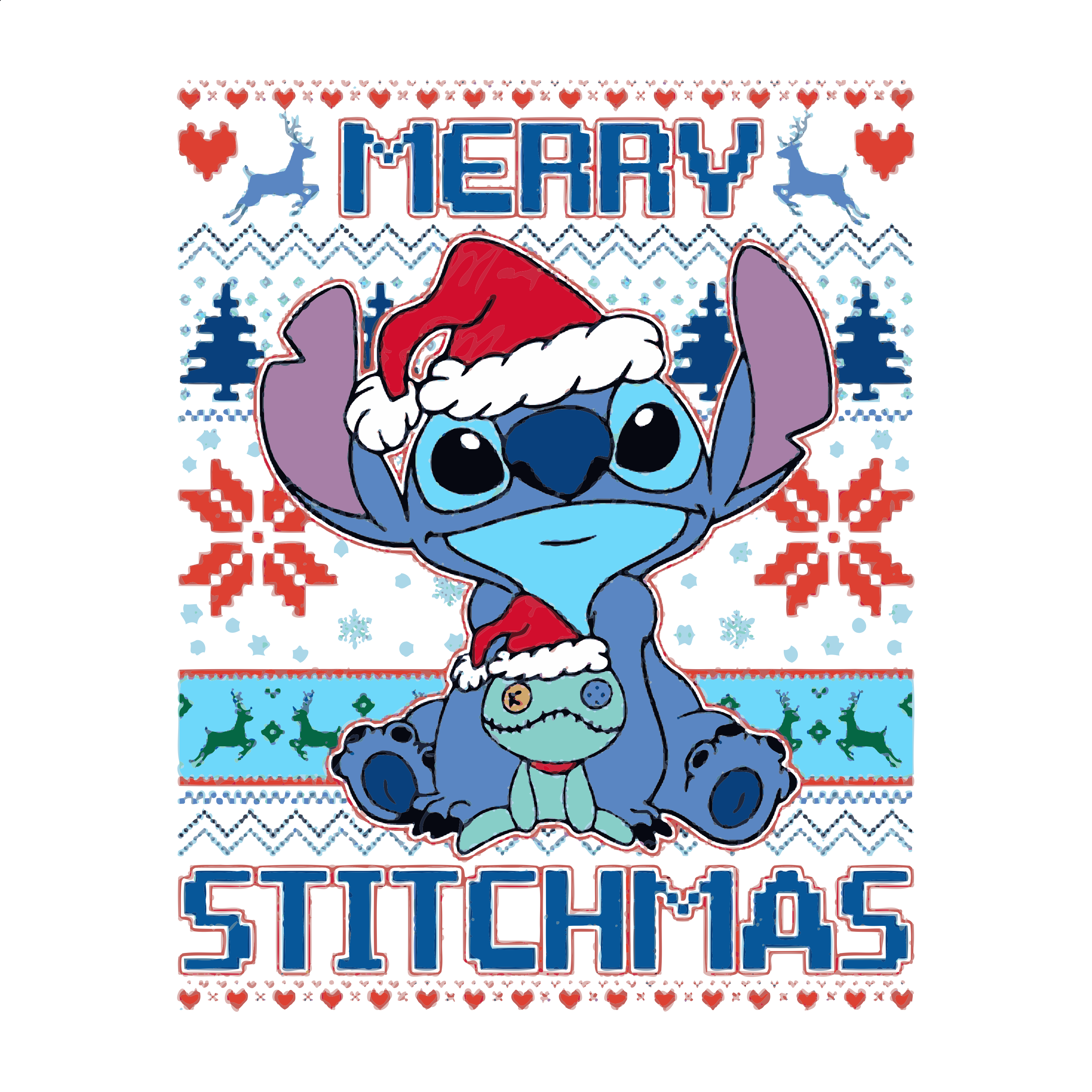 Merry Stitchmas  PNG