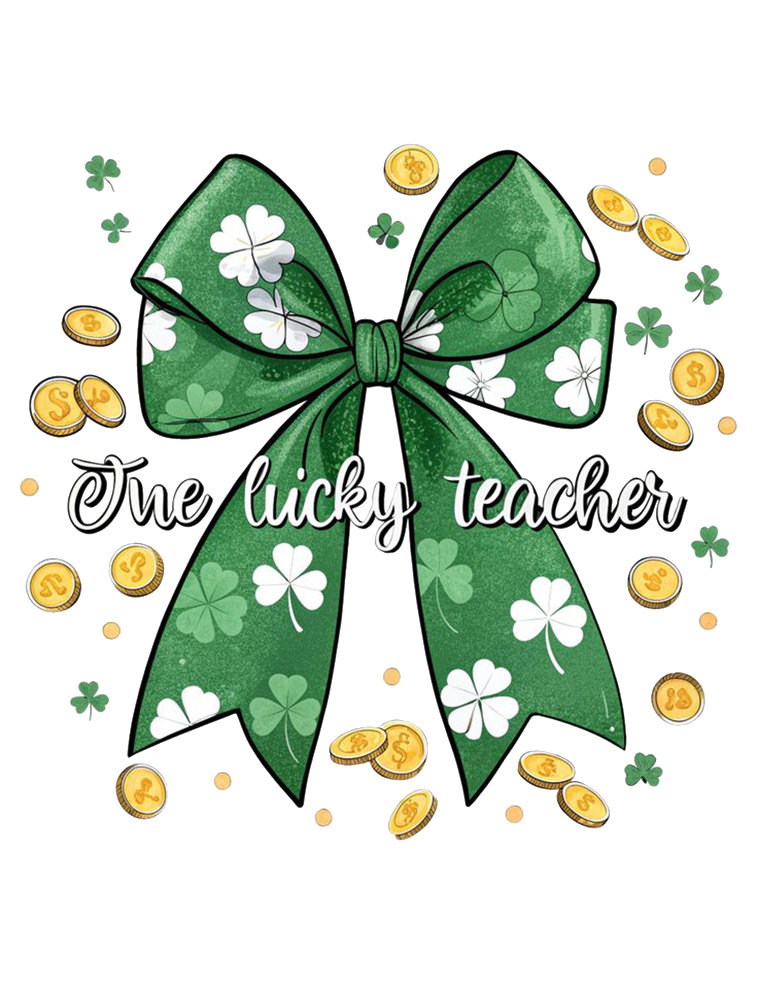 St. Patrick's Day-Lucky Teacher PNG