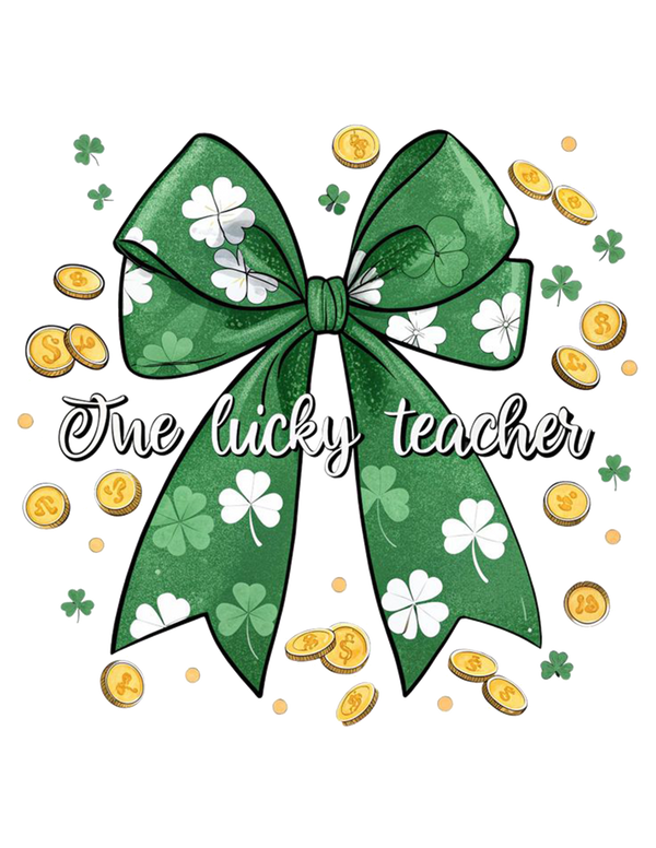 St. Patrick's Day-Lucky Teacher PNG