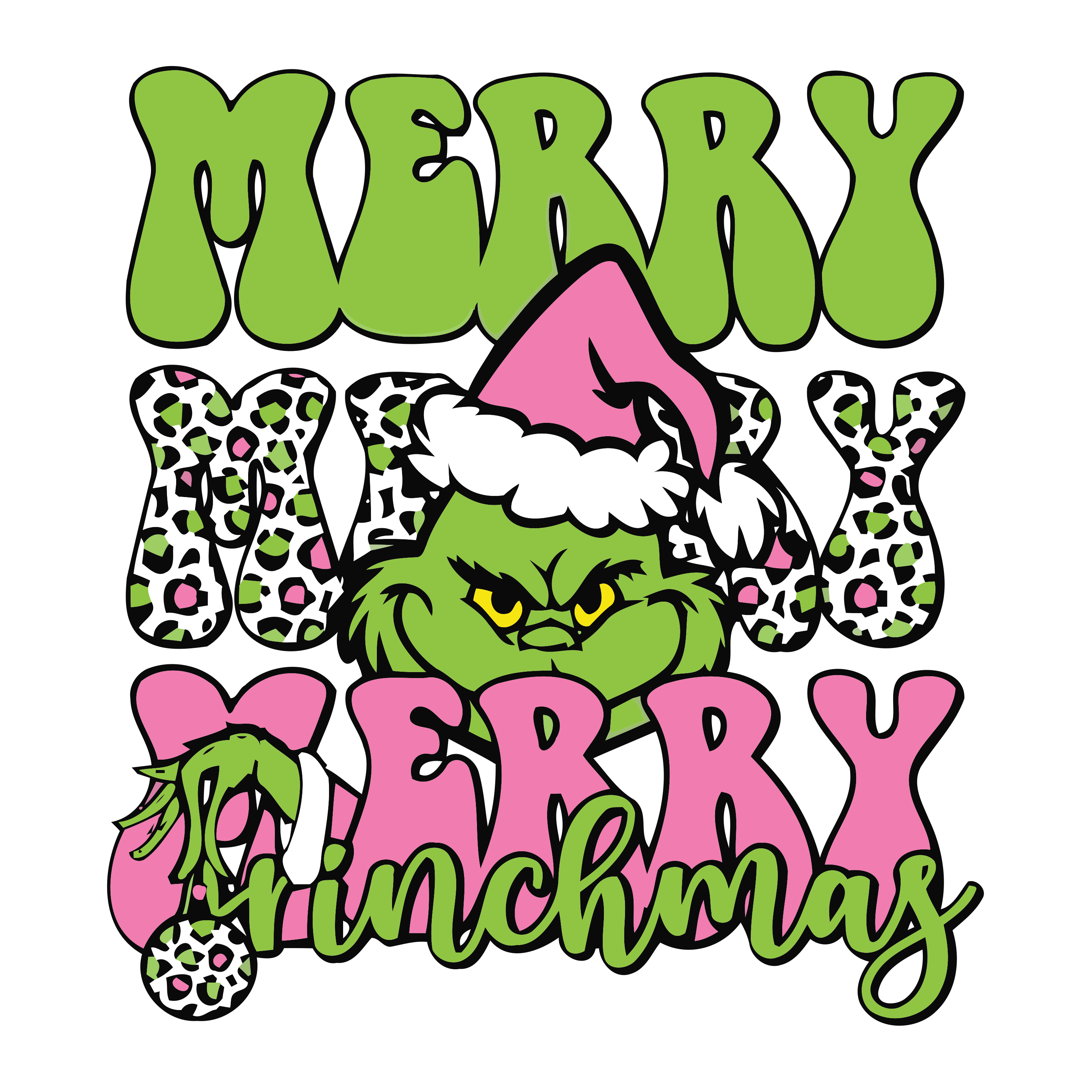 Merry Grinchmas SVG PNG