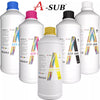 A-SUB  DTF Ink 1000ML 1 Pack (White Black Cyan Magenta Yellow)