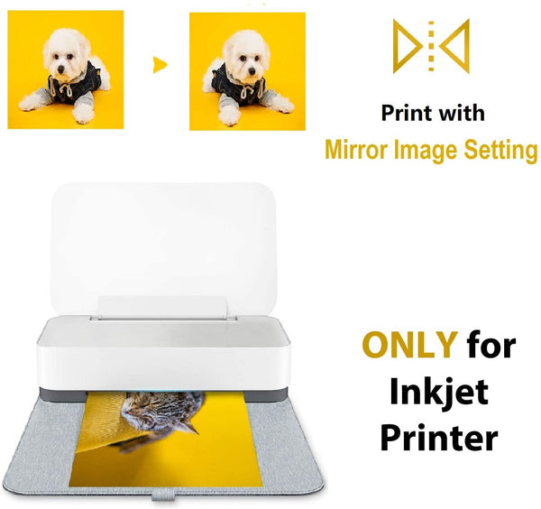 A-SUB Inkjet Printable Iron On Heat Transfer Paper for