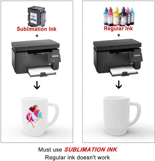 A-SUB Sublimation Paper Heat Transfer 110 Sheets 8.5 x 14 Inches Legal Size  Compatible with Inkjet Printer 120gsm 