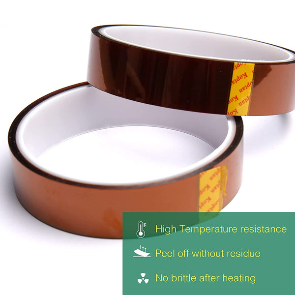 A-SUB 2 Rolls Heat Resistant Tape 20mm, 52ft