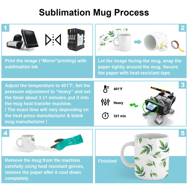 Sublimation Paper for Mugs  ImageRight Photo Transfer Paper