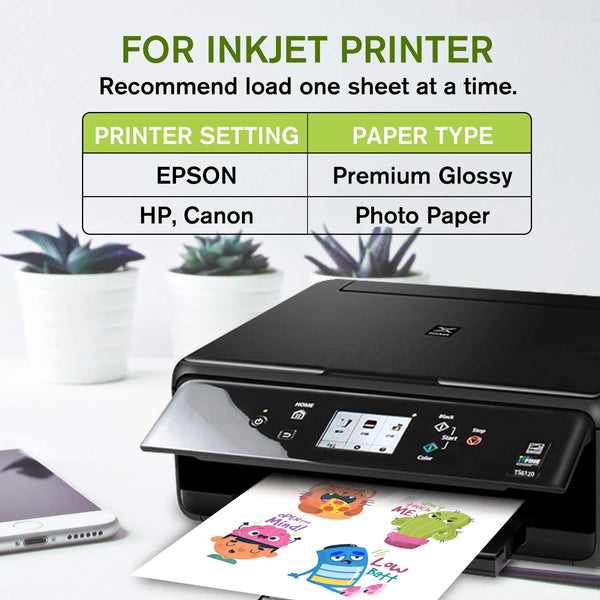 Help using sticker paper on canon printer! : r/printers