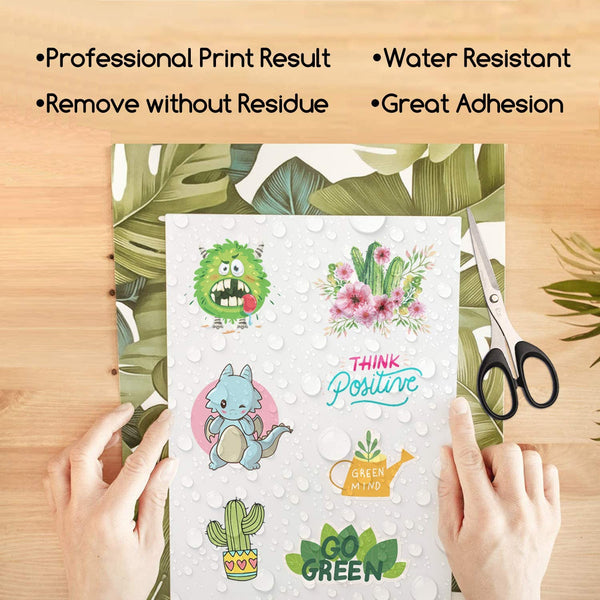 Printable Waterproof Vinyl Sticker Paper for Stickers & Decals - FAST, FREE  SHIPPING!
