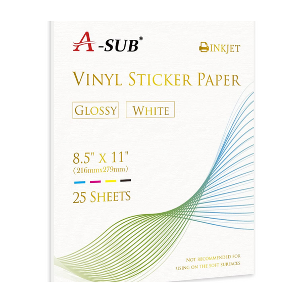 Sticker Paper A4 Printer White Glossy